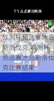 欧洲杯预选赛冰岛斯洛伐克,欧洲杯预选赛冰岛斯洛伐克比赛结果