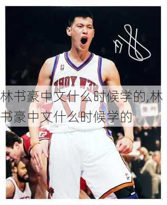 林书豪中文什么时候学的,林书豪中文什么时候学的