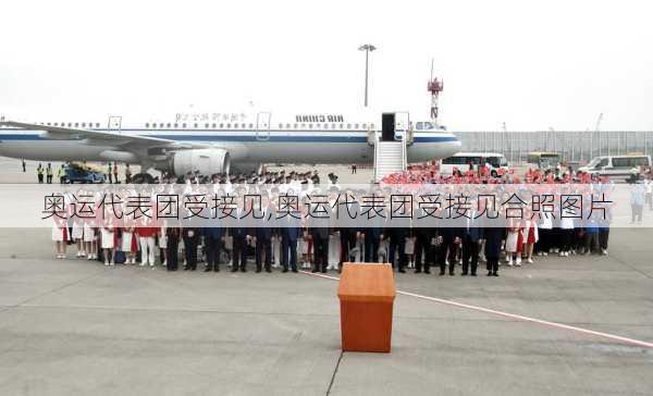 奥运代表团受接见,奥运代表团受接见合照图片