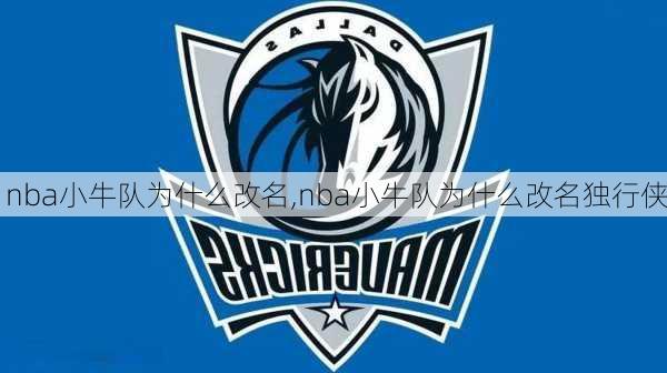 nba小牛队为什么改名,nba小牛队为什么改名独行侠