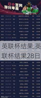 英联杯结果,英联杯结果28日